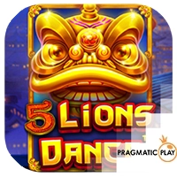 5 Lions Dance เกมสล็อต ทดลองเล่น ฟรี สมัคร ฝาก ไม่มีขั้นต่ำ